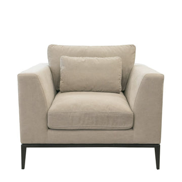 Tyson Armchair - Taupe from Chambers Design Timaru.