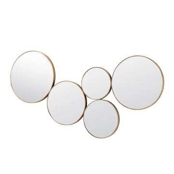 The Kunst mirror with brass trim from Broste Copenhagen
