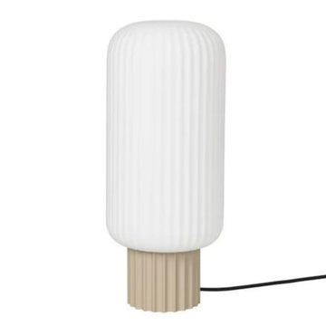 Broste Lighting Lolly Table Lamp Tall Sand/White