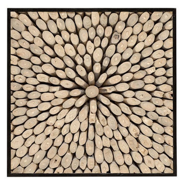 Chambers Design Wall Art made of recycled timber in a solid black frame