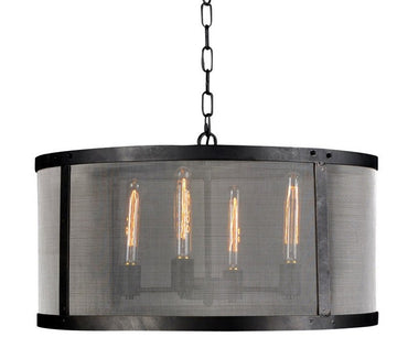 Round Industrial Hanging light, from Chambers Design