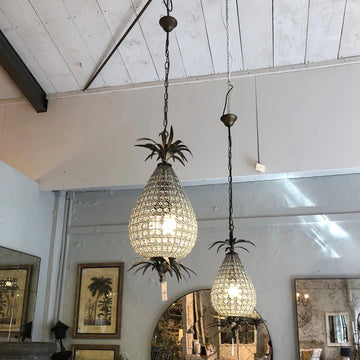 Art deco pineapple shaped chandelier