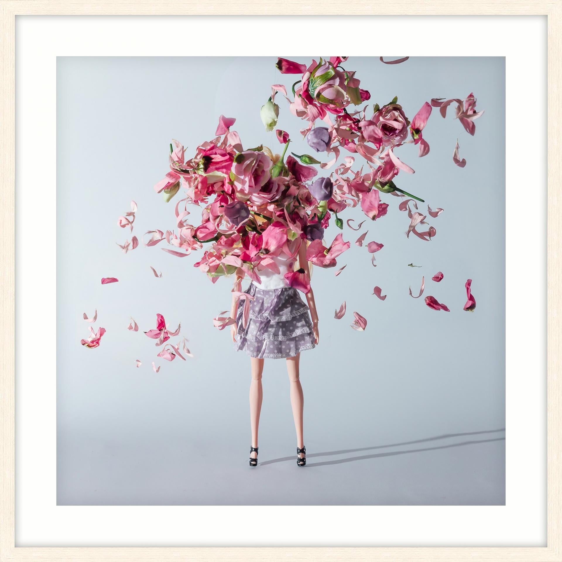 Wall Art featuring a lady with flowers, from Chambers Design