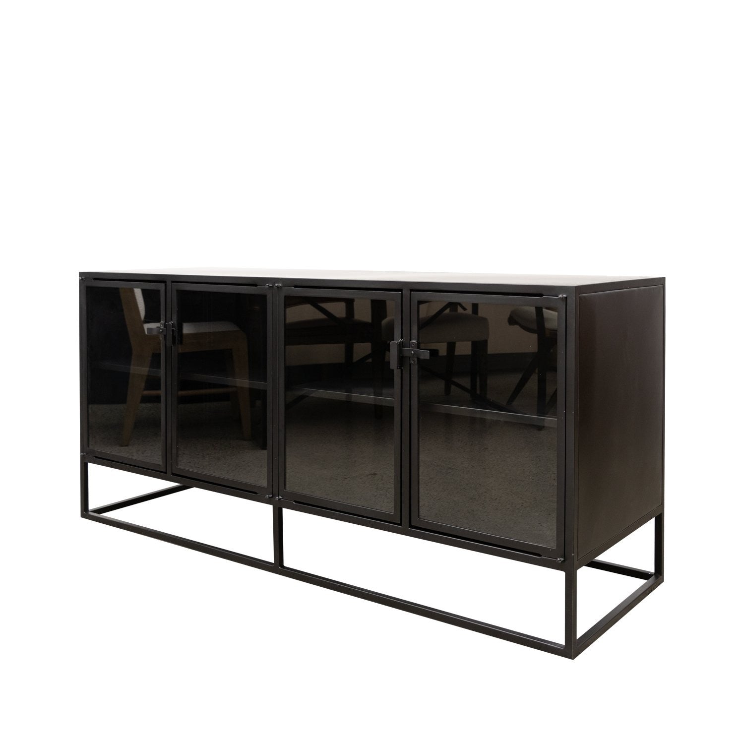 Uber Chic Industrial metal sideboard from Chambers Design.