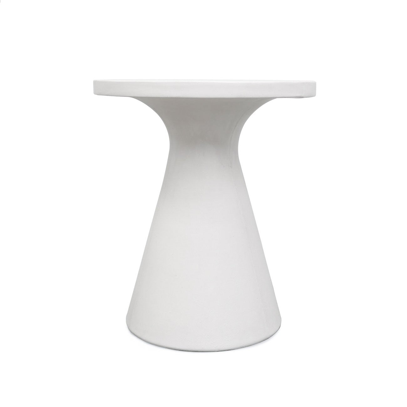 Corfu Concrete Pedestal Table -White from Chambers Design Timaru.