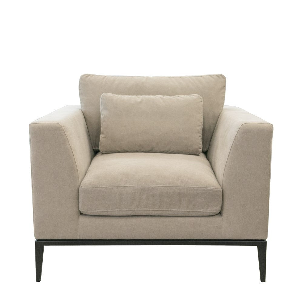 Tyson Armchair - Taupe from Chambers Design Timaru.