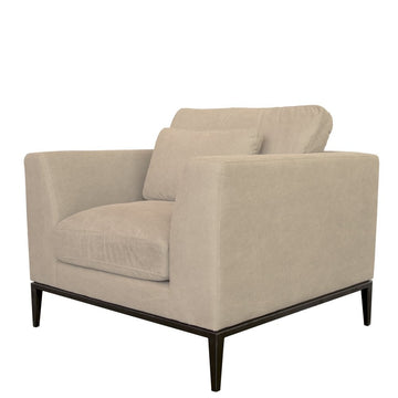 Tyson Armchair Taupe  from Chambers Design Timaru