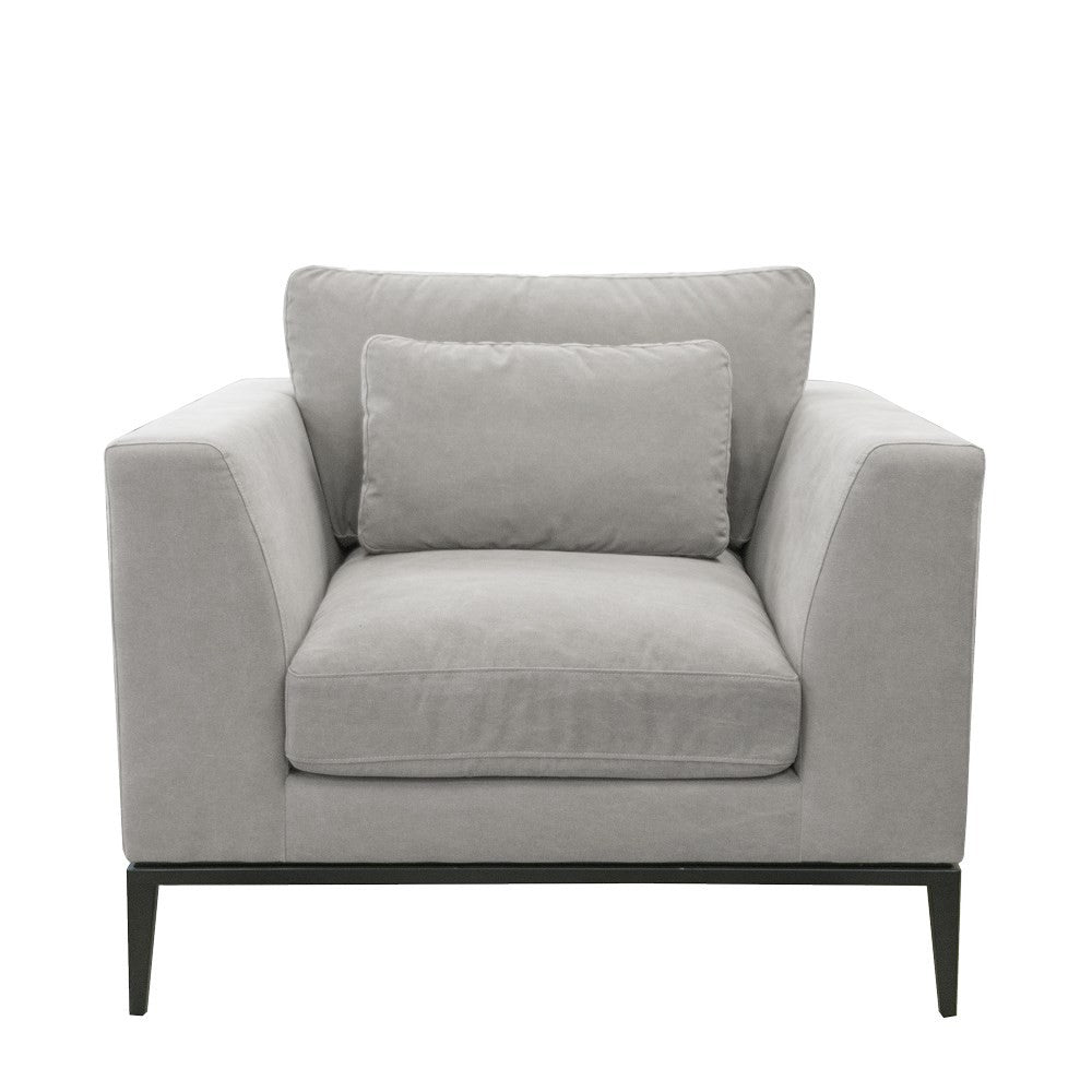 Grey Tyson Armchair at Chambers Design Timaru