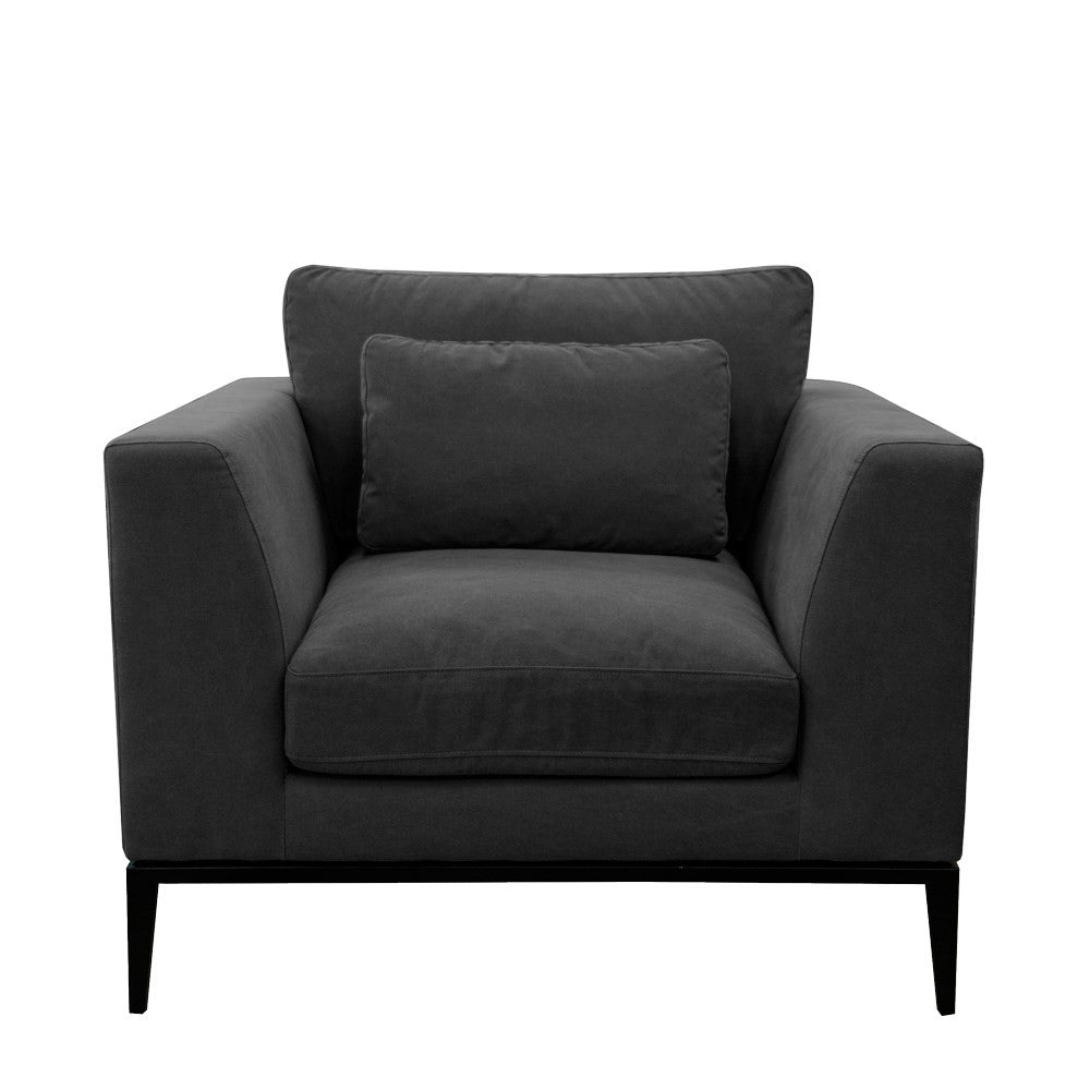 Tyson Armchair - Relaxed Black