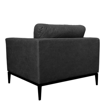 Tyson Armchair - Relaxed Black