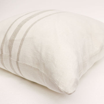 Anya Cushion - White Stripe