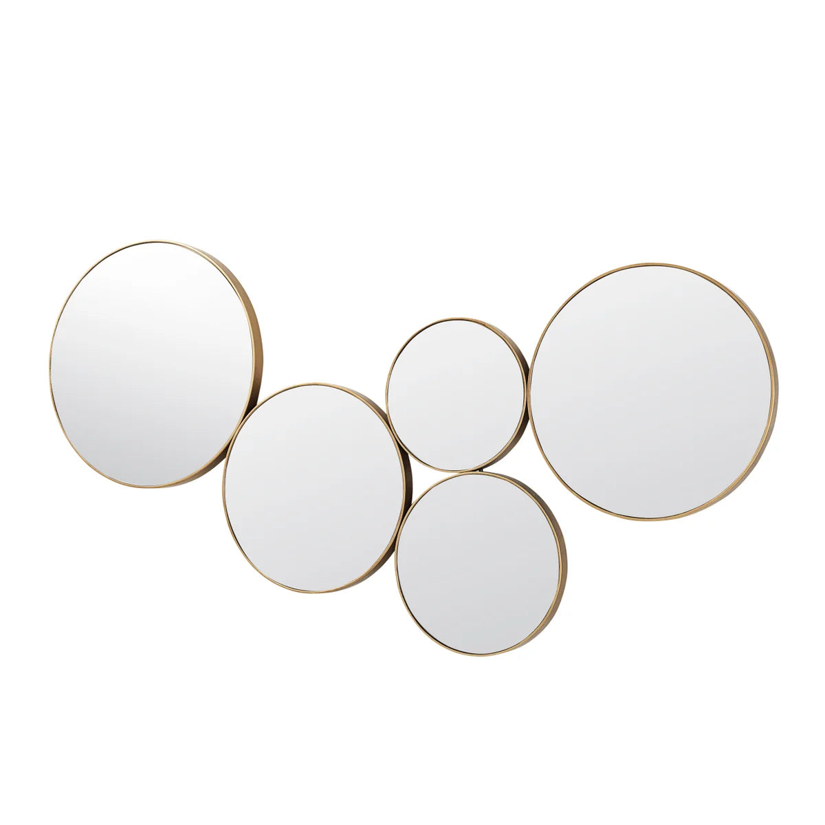 The Kunst mirror with brass trim from Broste Copenhagen 