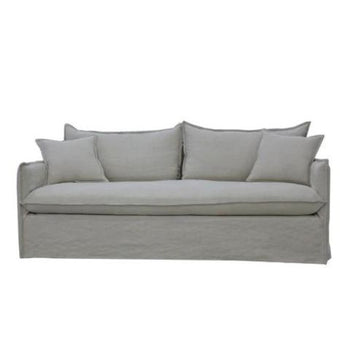 Salt & Pepper Chantilly Three-Seater