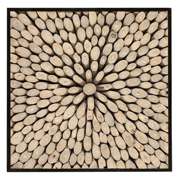 Chambers Design Wall Art made of recycled timber in a solid black frame