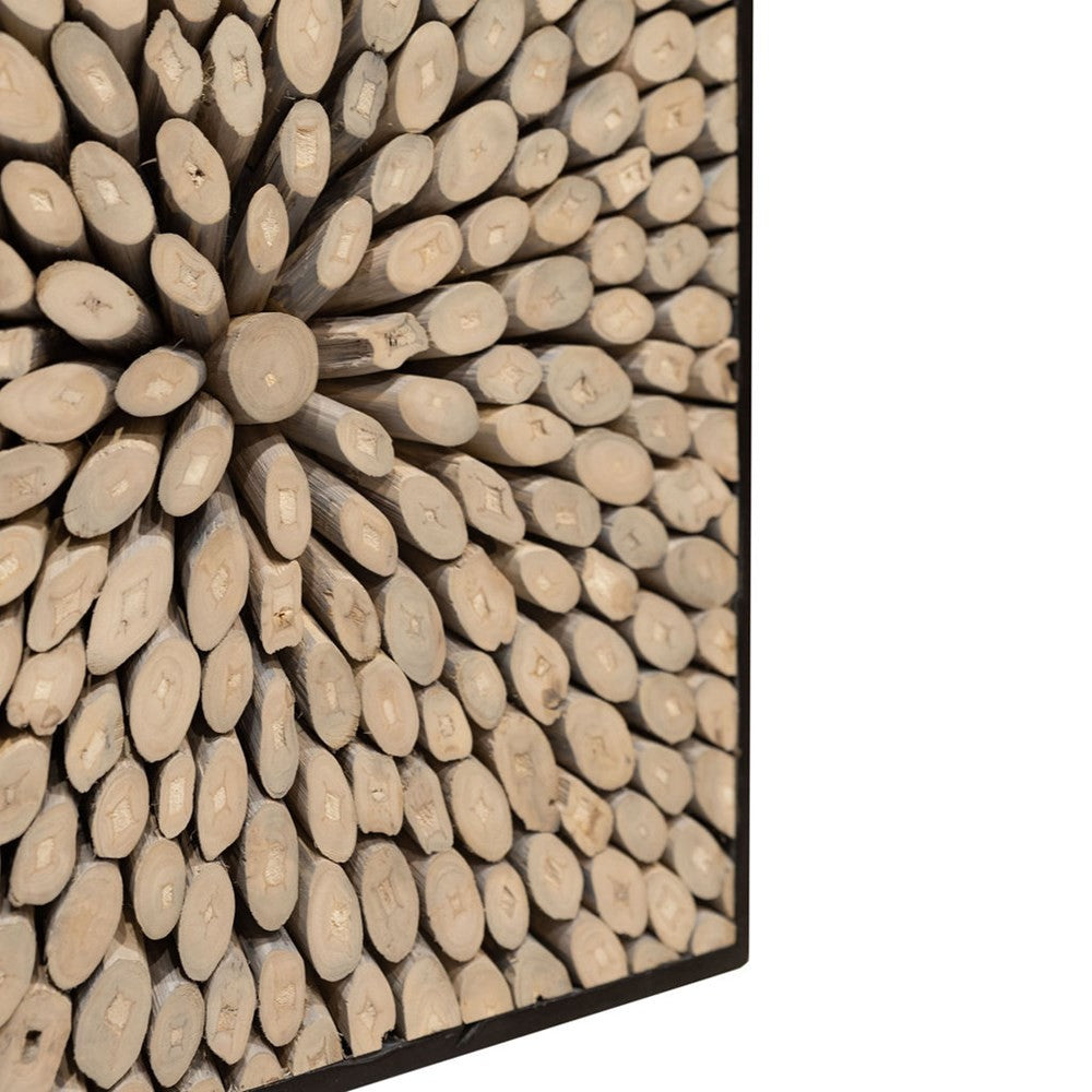 Crusoe Teak Wall Art at Chambers Design