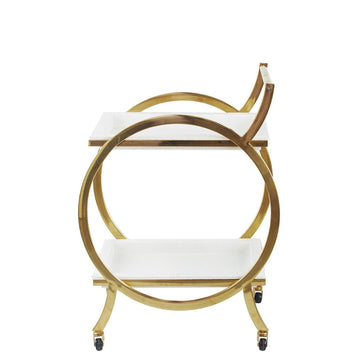 Margo Bar Trolley Gold & Ivory