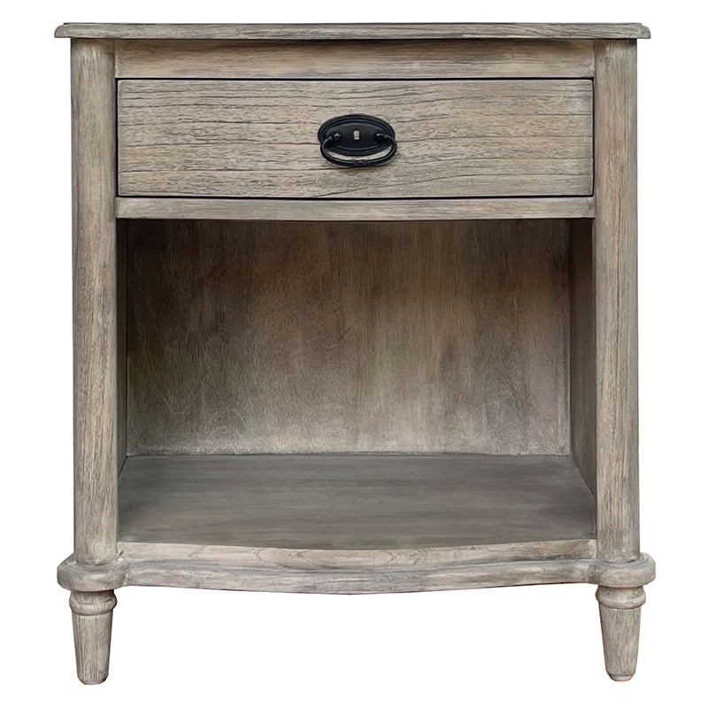 French country one drawer bedside cabinet