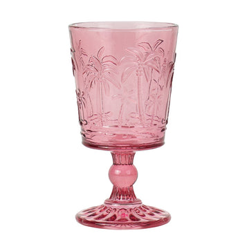 Palm Goblet (4pcs) Pink from Chambers Design.