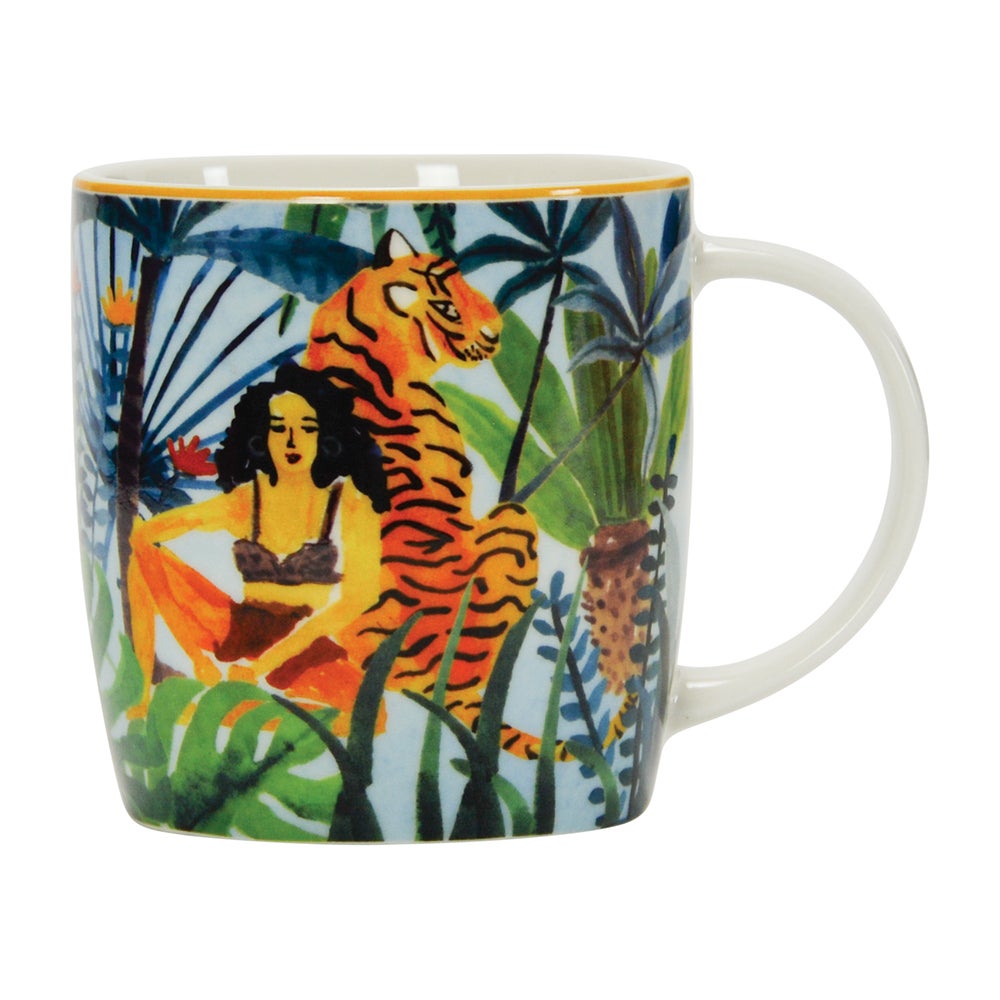 Colourful Babylon Mugs at Chambers Design Introduce the wonders of the ancient world into your home with our lush Gardens of Babylon range. Inspired by the abundance of blossoming flowers and rich foliage, this stunning mug set (2 x 350ml) are vibrant additions you need in your home this season.