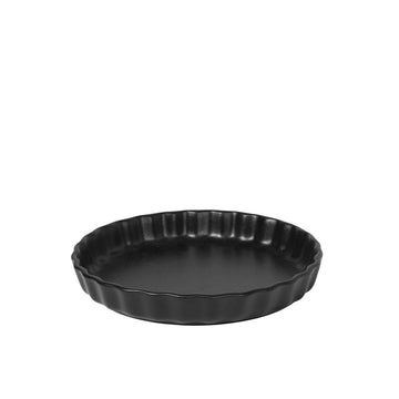 BROSTE Ovenware Vig Flan Oven Dish Medium Black