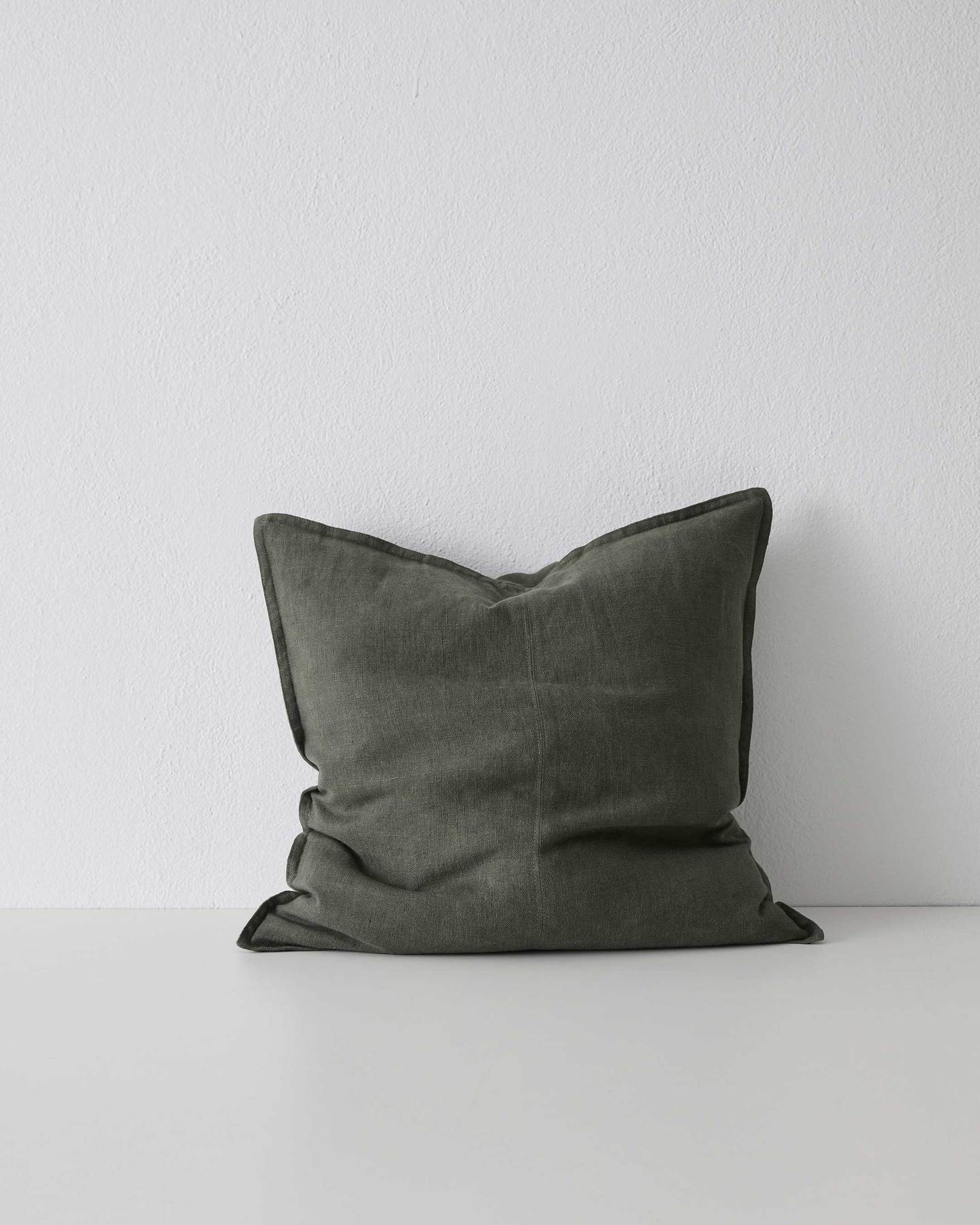 Khaki is an excellent colour choice within our collection of  Como cushions. Como cushions are crafted from the highest quality European Linen sourced from France and Italy and stonewashed for a luxuriously soft vintage feel. 