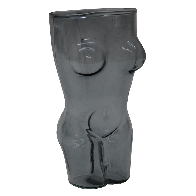 Appreciate the female form with this glass Sienna Nude Vase. Fantastic as a centrepiece this nude vase is very suitable for highlighting your coffee table or creating a small oasis on a busy desk.