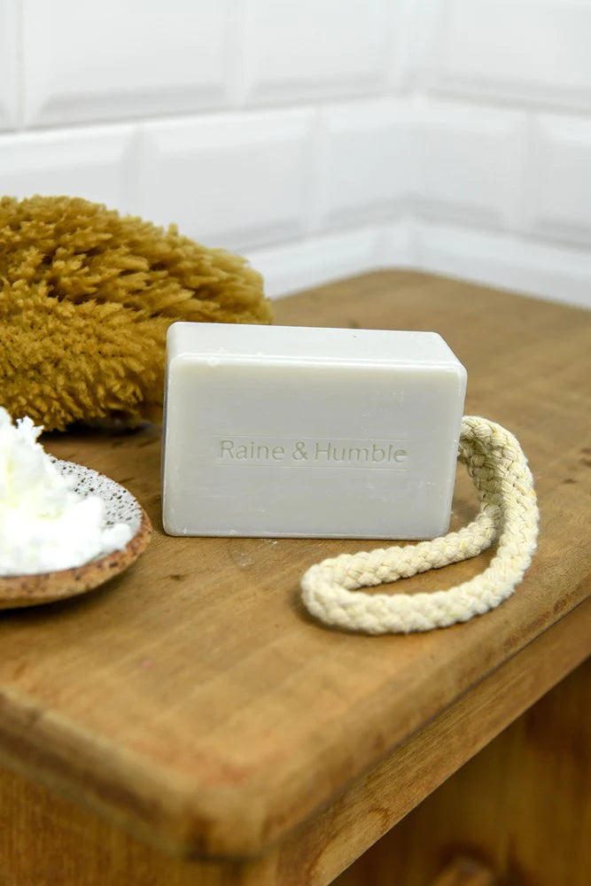 Treat Yourself at Chambers Design with a beautifully softening and opulently scented soap on a rope from Raine & Humble