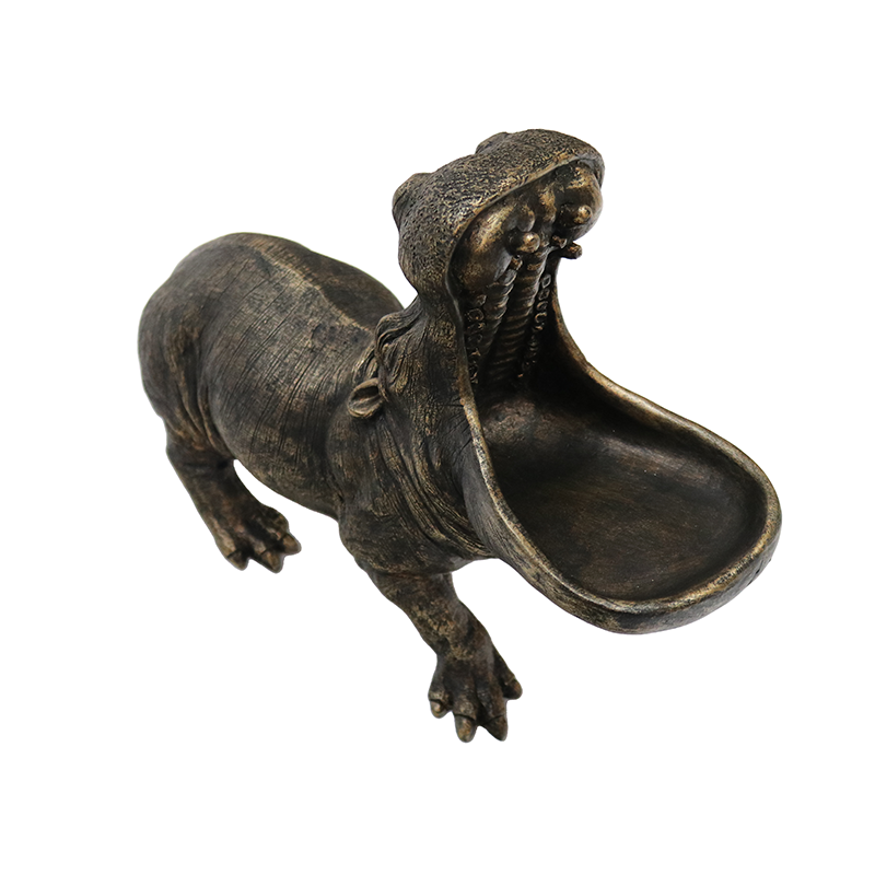 A wonderful Hippo for your homes living room or table decoration. can be used to place your keys in or just as a unique decorative!