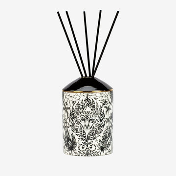 Emma J Shipley Amazon design.Bone china vessel diffuser with real gold details available now at Chambers Design.