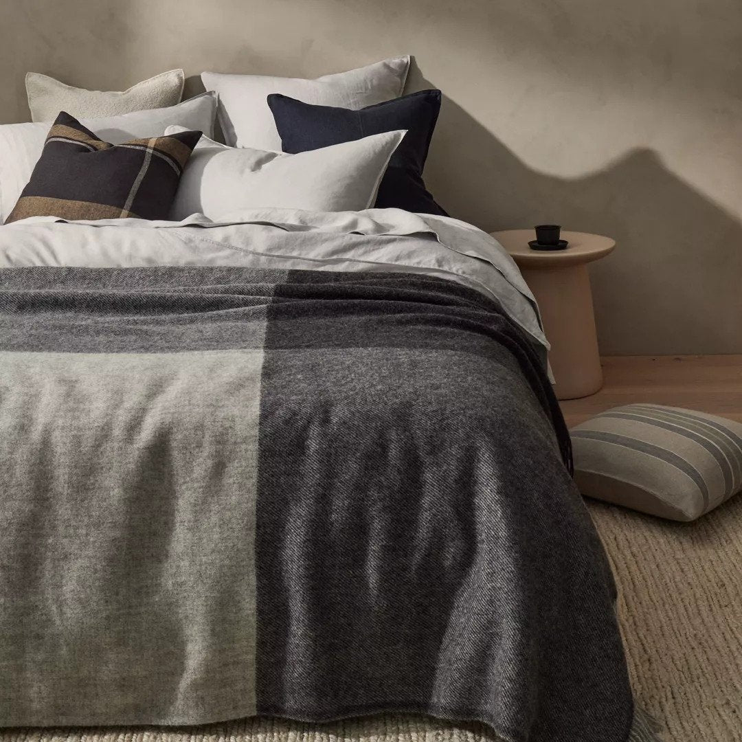 Available now at Chambers Design this range of sumptuous throws are proudly designed in Weaves Auckland design studio and woven locally by one of New Zealand’s premium weavers from New Zealand grown wool.