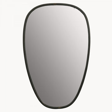 Granville Oval Iron Mirror